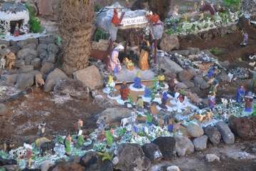 El belén del Patronato La Sal adentra a La Garita en la Navidad (Foto TA)